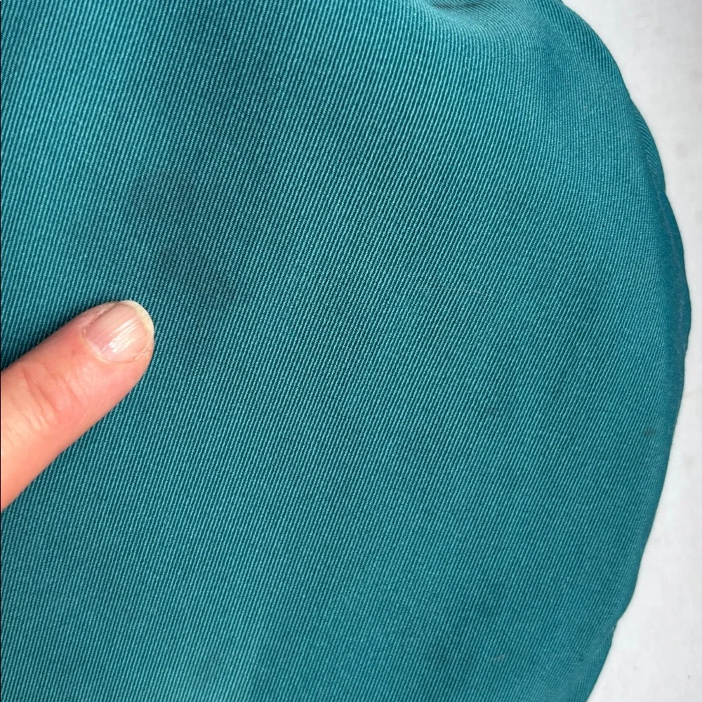 Coach Hampton Soho Black Satin Hobo Shoulder Bag, Teal Lining preowned - Picture 14 of 17